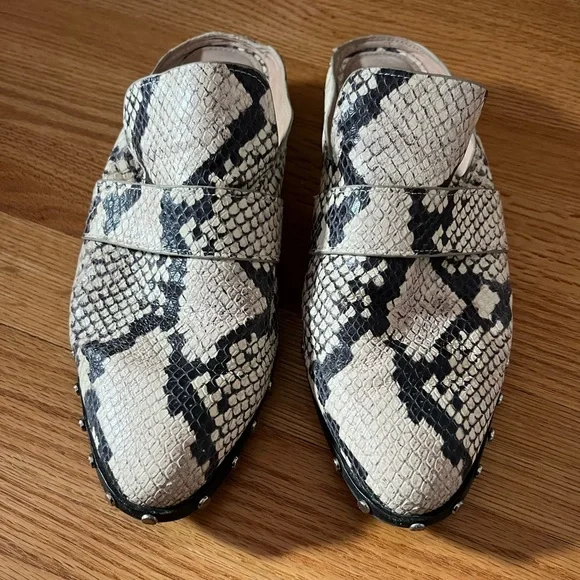 Snakeskin Mules - Picture 2 of 3